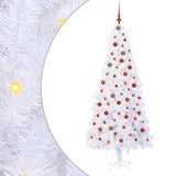 Albero di Natale artificiale Bianco 210 cm PVC e Acciaio