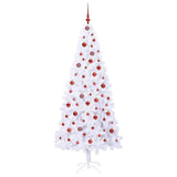 Albero di Natale artificiale Bianco 210 cm PVC e Acciaio