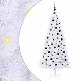 Albero di Natale artificiale Bianco 210 cm PVC e Acciaio