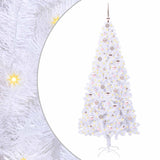 Albero di Natale artificiale Bianco 210 cm PVC e Acciaio