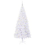 Albero di Natale artificiale Bianco 210 cm PVC e Acciaio
