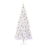 Albero di Natale artificiale Bianco 210 cm PVC e Acciaio