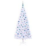Albero di Natale artificiale Bianco 210 cm PVC e Acciaio