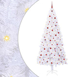 Albero di Natale artificiale Bianco 240 cm PVC e Acciaio