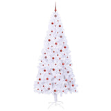 Albero di Natale artificiale Bianco 240 cm PVC e Acciaio