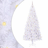 Albero di Natale artificiale Bianco 240 cm PVC e Acciaio