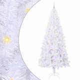 Albero di Natale artificiale Bianco 240 cm PVC e Acciaio