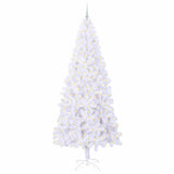 Albero di Natale artificiale Bianco 240 cm PVC e Acciaio
