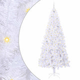Albero di Natale artificiale Bianco 240 cm PVC e Acciaio