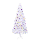 Albero di Natale artificiale Bianco 240 cm PVC e Acciaio