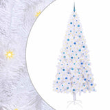 Albero di Natale artificiale Bianco 240 cm PVC e Acciaio