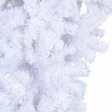 Albero di Natale artificiale Bianco 210 cm PVC e Acciaio