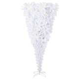 Albero di Natale artificiale Bianco 210 cm PVC e Acciaio