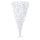 Albero di Natale artificiale Bianco 210 cm PVC e Acciaio