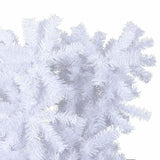 Albero di Natale artificiale Bianco 240 cm PVC e Acciaio