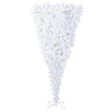 Albero di Natale artificiale Bianco 240 cm PVC e Acciaio