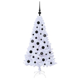 Albero di Natale artificiale Bianco 120 cm PVC e Acciaio
