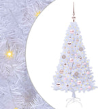 Albero di Natale artificiale Bianco 120 cm PVC e Acciaio