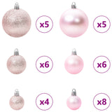 Albero di Natale artificiale Bianco 120 cm PVC e Acciaio