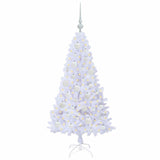 Albero di Natale artificiale Bianco 120 cm PVC e Acciaio