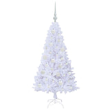 Albero di Natale artificiale Bianco 120 cm PVC e Acciaio