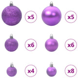 Albero di Natale artificiale Bianco 120 cm PVC e Acciaio