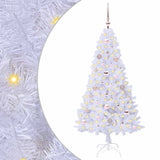 Albero di Natale artificiale Bianco 150 cm PVC e Acciaio