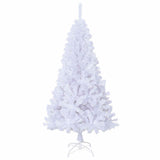 Albero di Natale artificiale Bianco 150 cm PVC e Acciaio