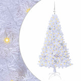 Albero di Natale artificiale Bianco 150 cm PVC e Acciaio