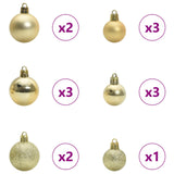 Albero di Natale artificiale Bianco 150 cm PVC e Acciaio