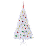 Albero di Natale artificiale Bianco 150 cm PVC e Acciaio