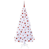 Albero di Natale artificiale Bianco 180 cm PVC e Acciaio