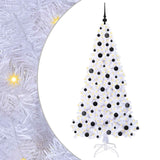 Albero di Natale artificiale Bianco 180 cm PVC e Acciaio