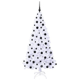 Albero di Natale artificiale Bianco 180 cm PVC e Acciaio