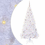 Albero di Natale artificiale Bianco 180 cm PVC e Acciaio