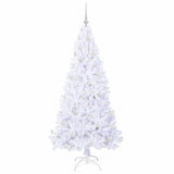 Albero di Natale artificiale Bianco 180 cm PVC e Acciaio