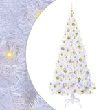 Albero di Natale artificiale Bianco 180 cm PVC e Acciaio