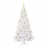 Albero di Natale artificiale Bianco 180 cm PVC e Acciaio