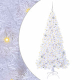 Albero di Natale artificiale Bianco 180 cm PVC e Acciaio