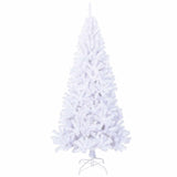 Albero di Natale artificiale Bianco 180 cm PVC e Acciaio