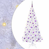 Albero di Natale artificiale Bianco 180 cm PVC e Acciaio