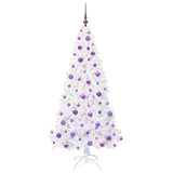 Albero di Natale artificiale Bianco 180 cm PVC e Acciaio
