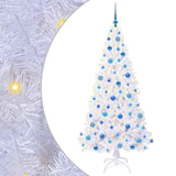 Albero di Natale artificiale Bianco 180 cm PVC e Acciaio