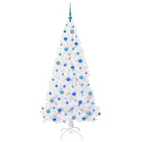 Albero di Natale artificiale Bianco 180 cm PVC e Acciaio