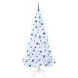Albero di Natale artificiale Bianco 180 cm PVC e Acciaio