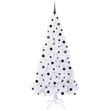 Albero di Natale artificiale Bianco 210 cm PVC e Acciaio