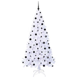 Albero di Natale artificiale Bianco 210 cm PVC e Acciaio