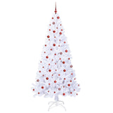 Albero di Natale artificiale Bianco 240 cm PVC e Acciaio