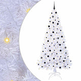 Albero di Natale artificiale Bianco 240 cm PVC e Acciaio