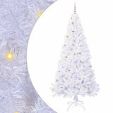 Albero di Natale artificiale Bianco 240 cm PVC e Acciaio